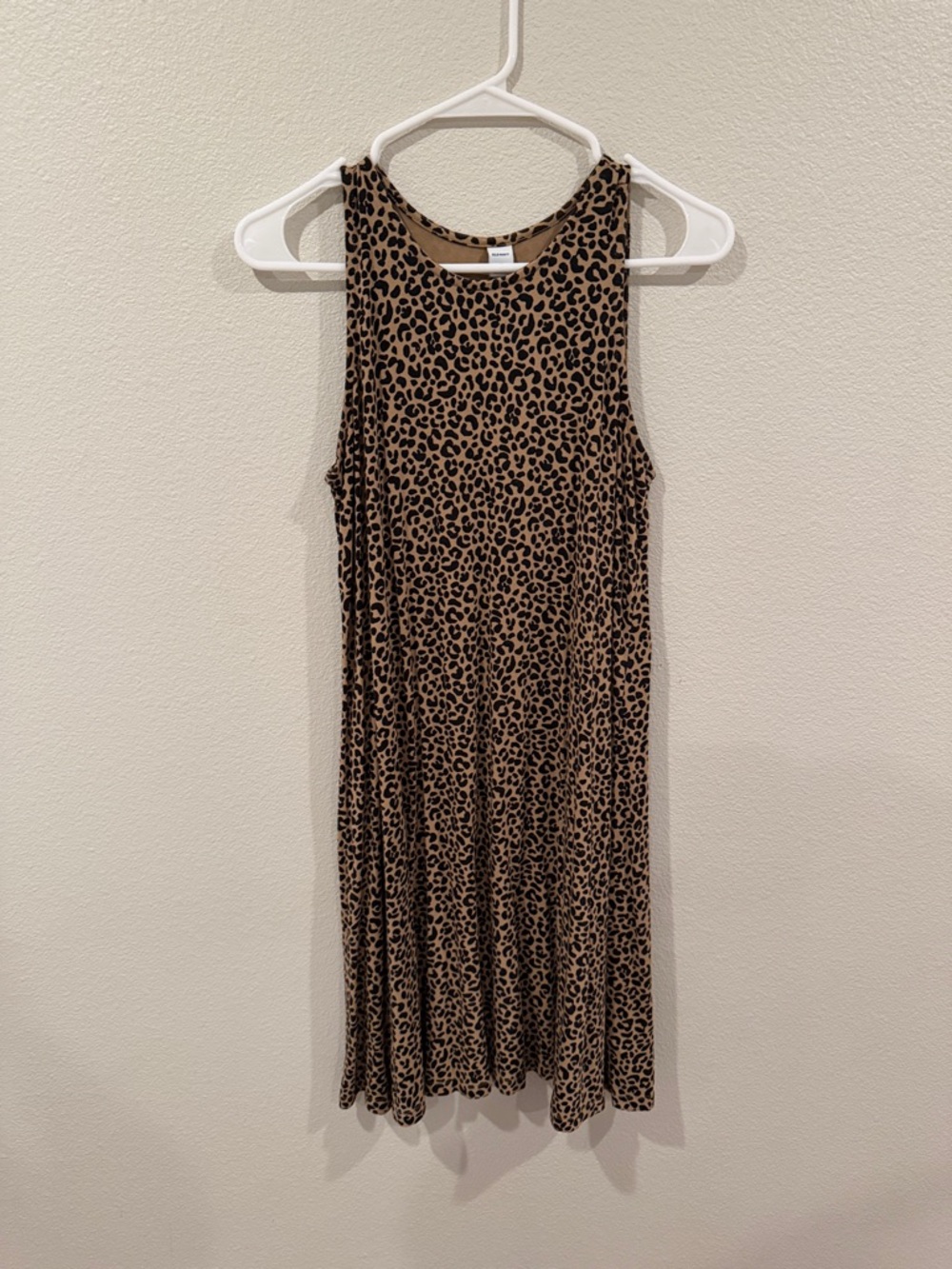 Old Navy Leopard Print Tank Dress - Tan & Black